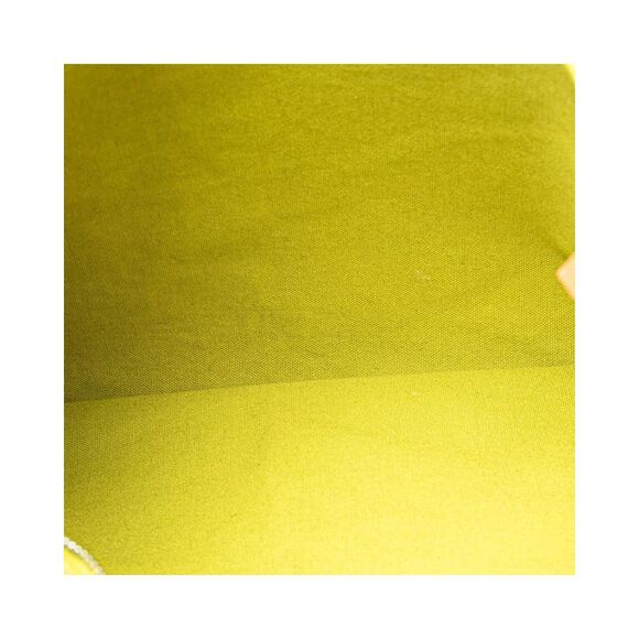 Pre Loved Hermes Lime Canvas Pouch Clutch Women Green Clutch Bags - Picture 7 of 8